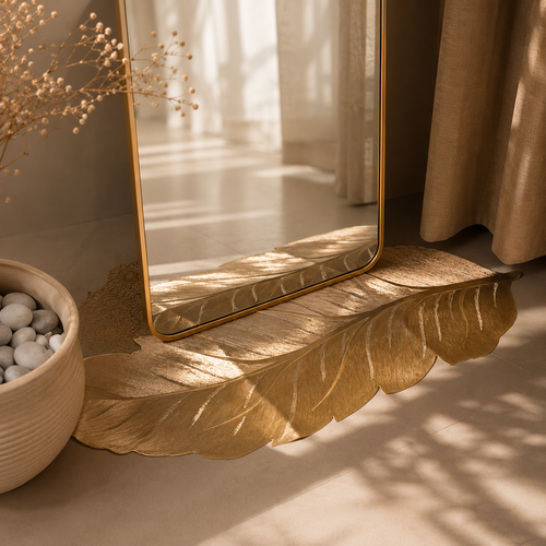 Luxe Feather Table Runner