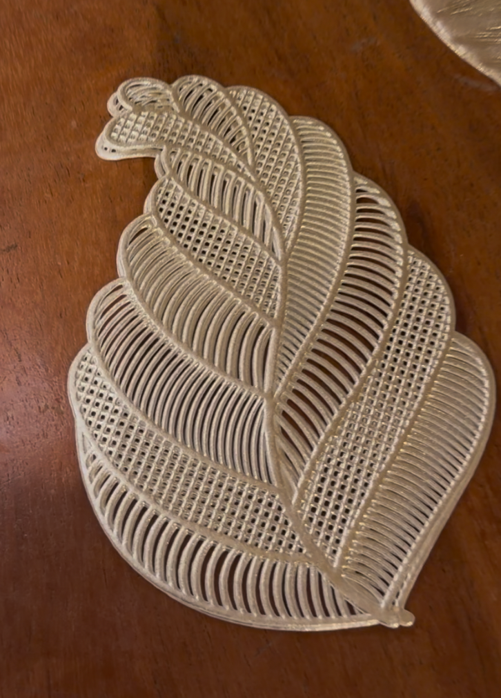 Leaf Lace Coaster Set