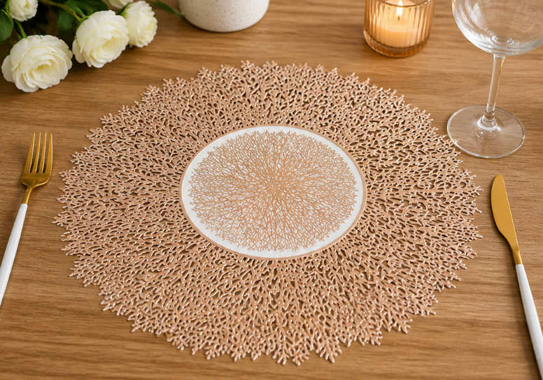 Coral Luxe Placemat