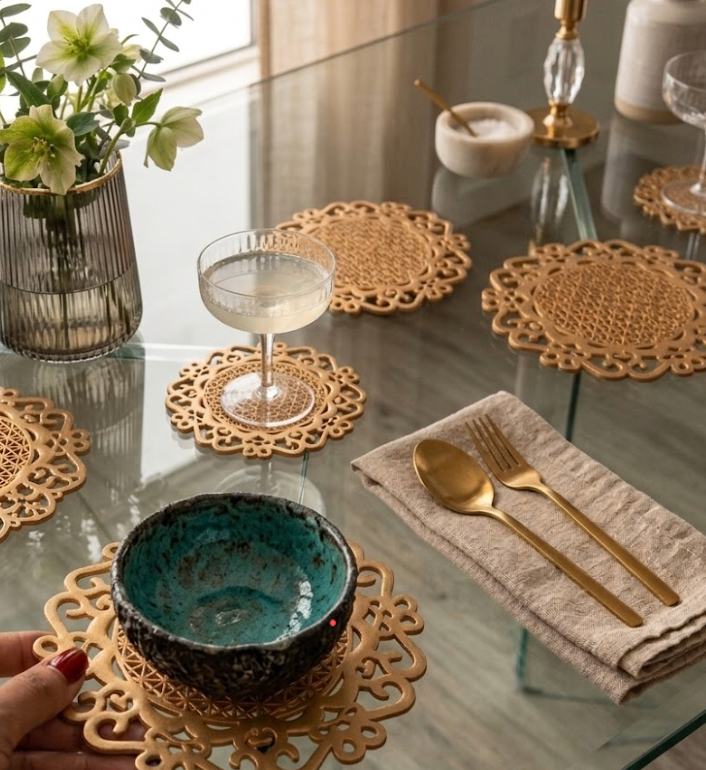 Aurelia Coaster Set