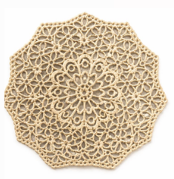 Fleur Lace Coaster Set
